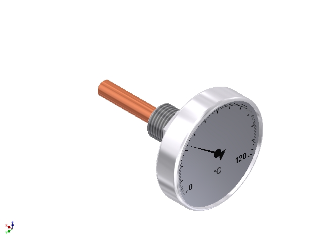 Temperature gauge 0-120 - G12